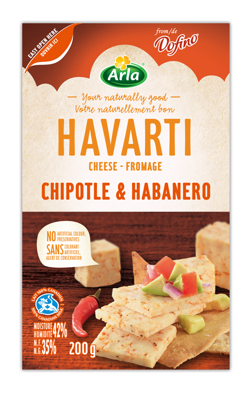 Havarti Wedges Inferno 200 G | Arla Foods Dairy Product Provides You ...